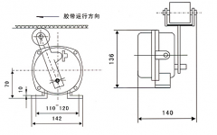 速度開關(guān)，測(cè)速傳感器XSAV11801（低速型）高低速速度開關(guān)